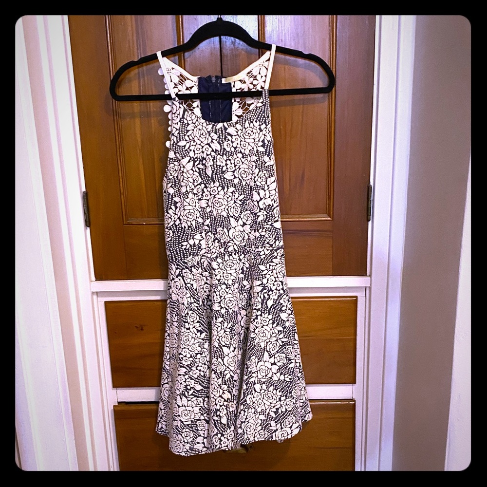 Midi blue lace dress - Picture 1 of 2